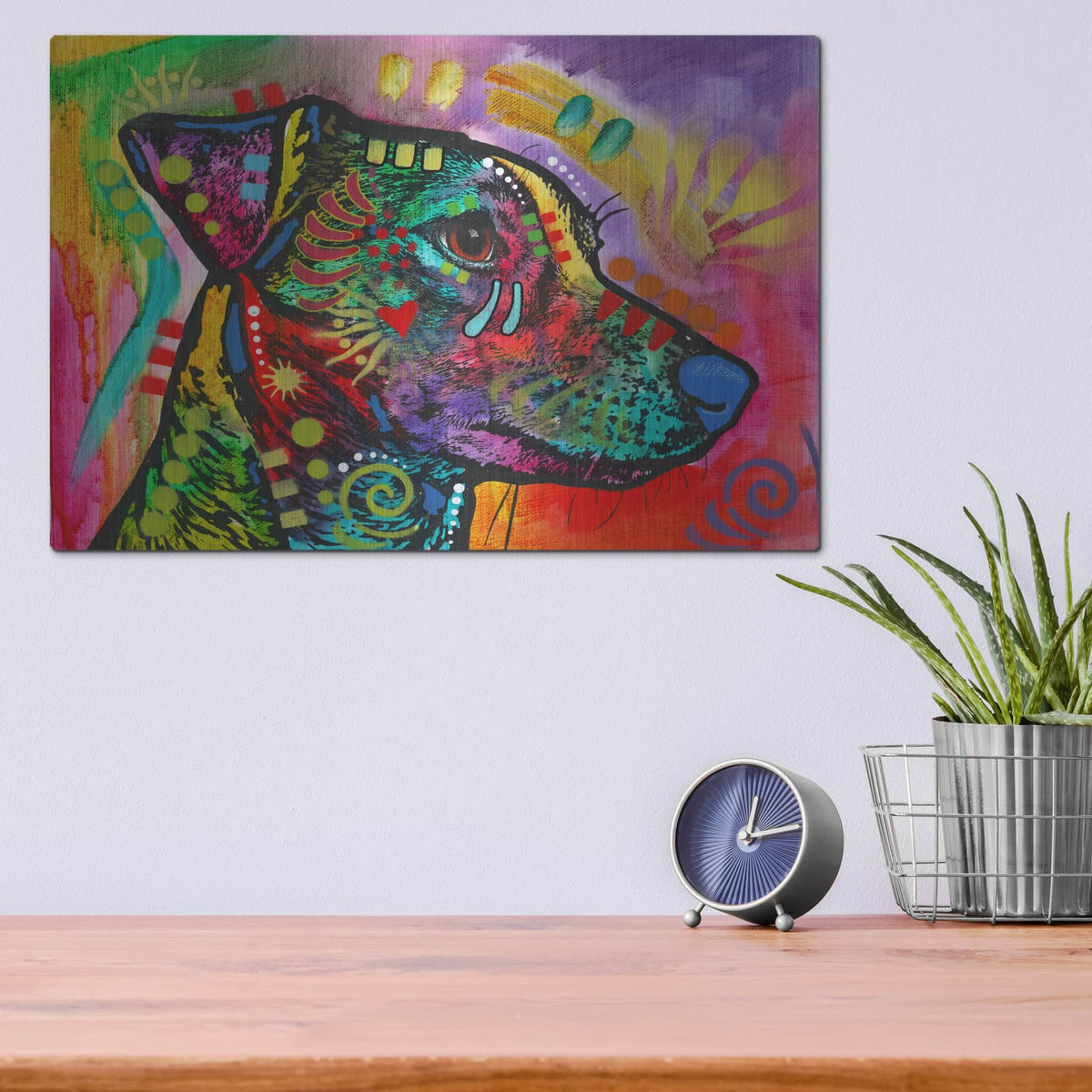 'I Just Want All The Love' by Dean Russo – Metal Wall Art, 16x12 room view
