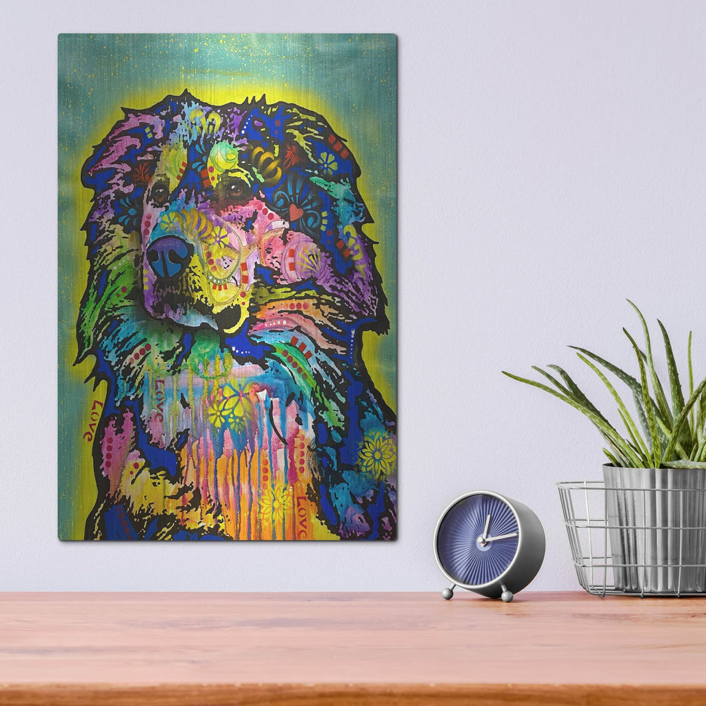 'Sgt Squibbles At Your Service' by Dean Russo – Metal Wall Art, 12x16 room view
