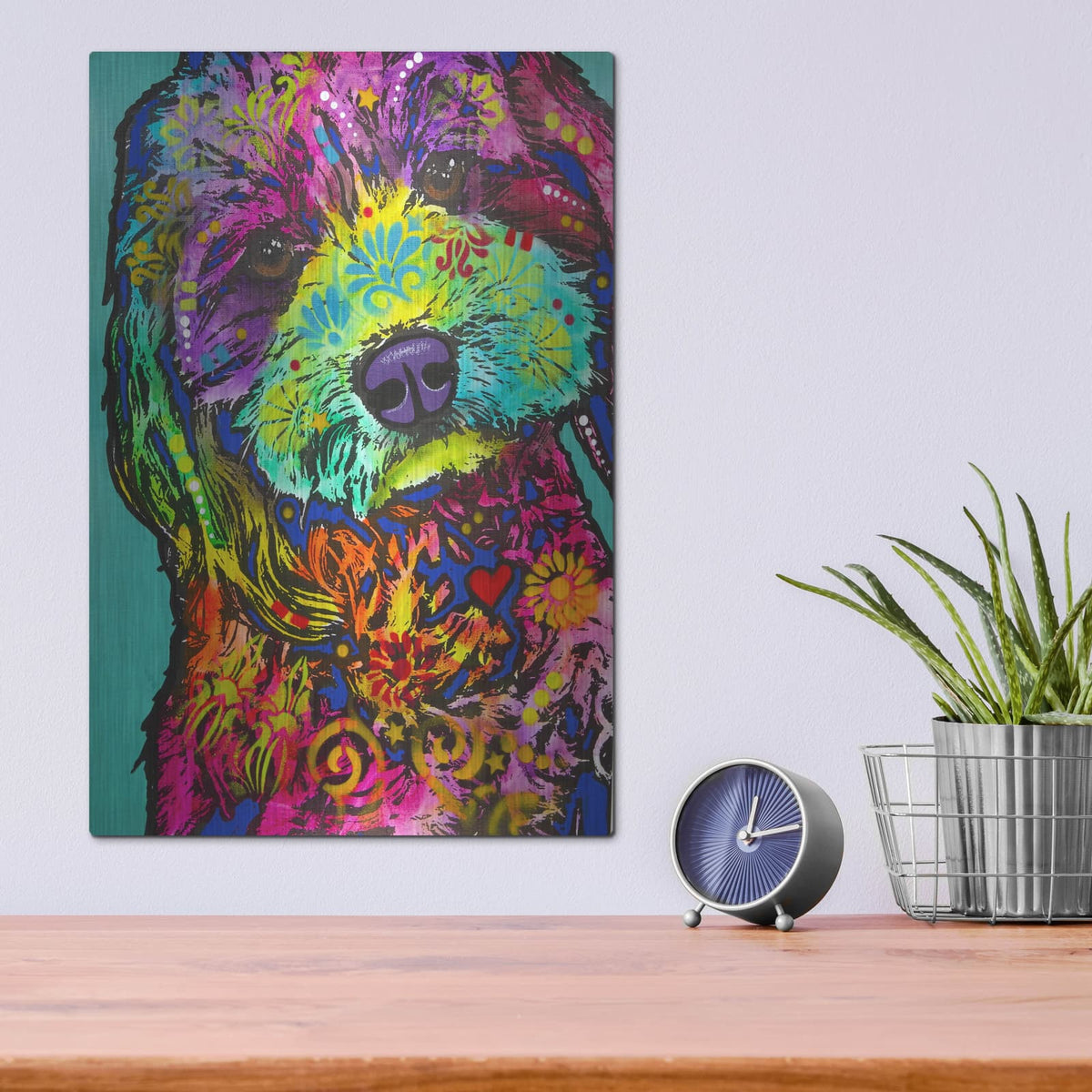 'Love It' by Dean Russo – Metal Wall Art, 12x16 room view
