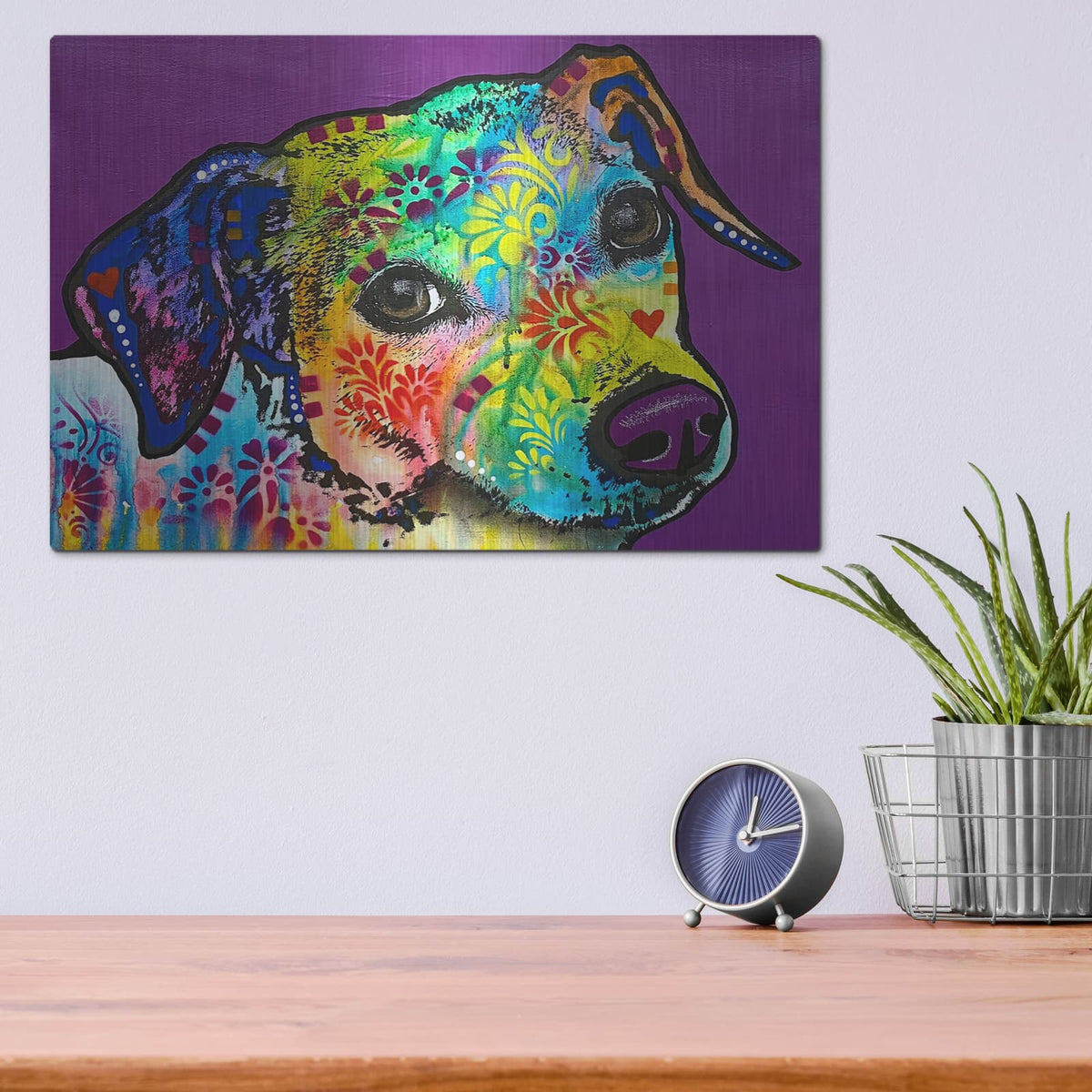 'Peanut' by Dean Russo – Metal Wall Art, 16x12 room view