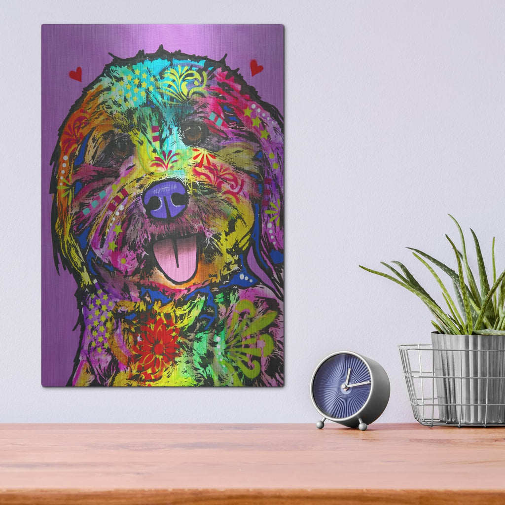 'Static' by Dean Russo – Metal Wall Art, 12x16 room view
