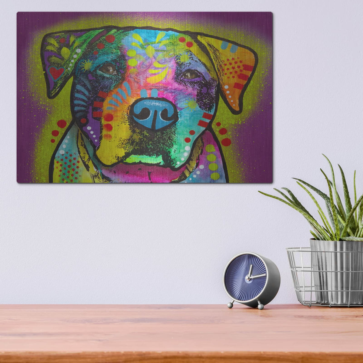 'Tatter' by Dean Russo – Metal Wall Art, 16x12 room view