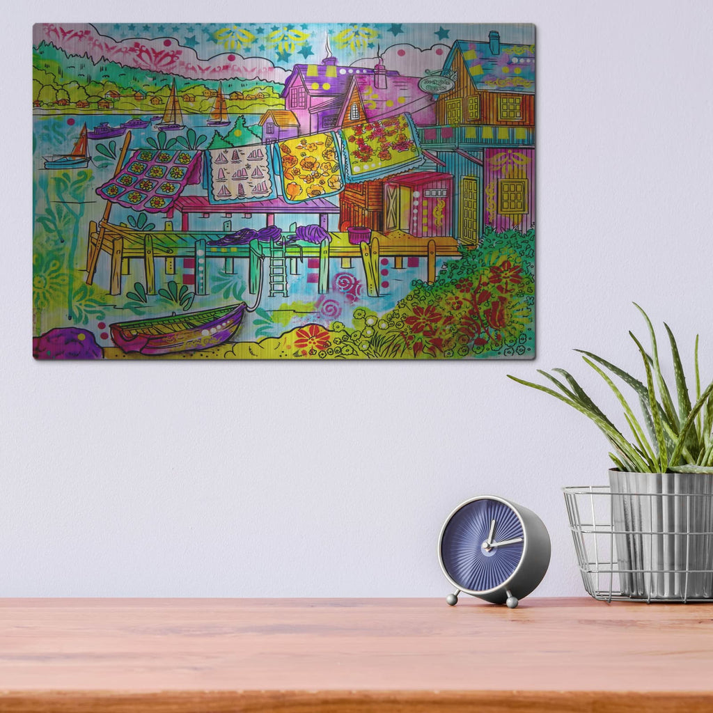 'Dean At The Docks' by Dean Russo – Metal Wall Art, 16x12 room view