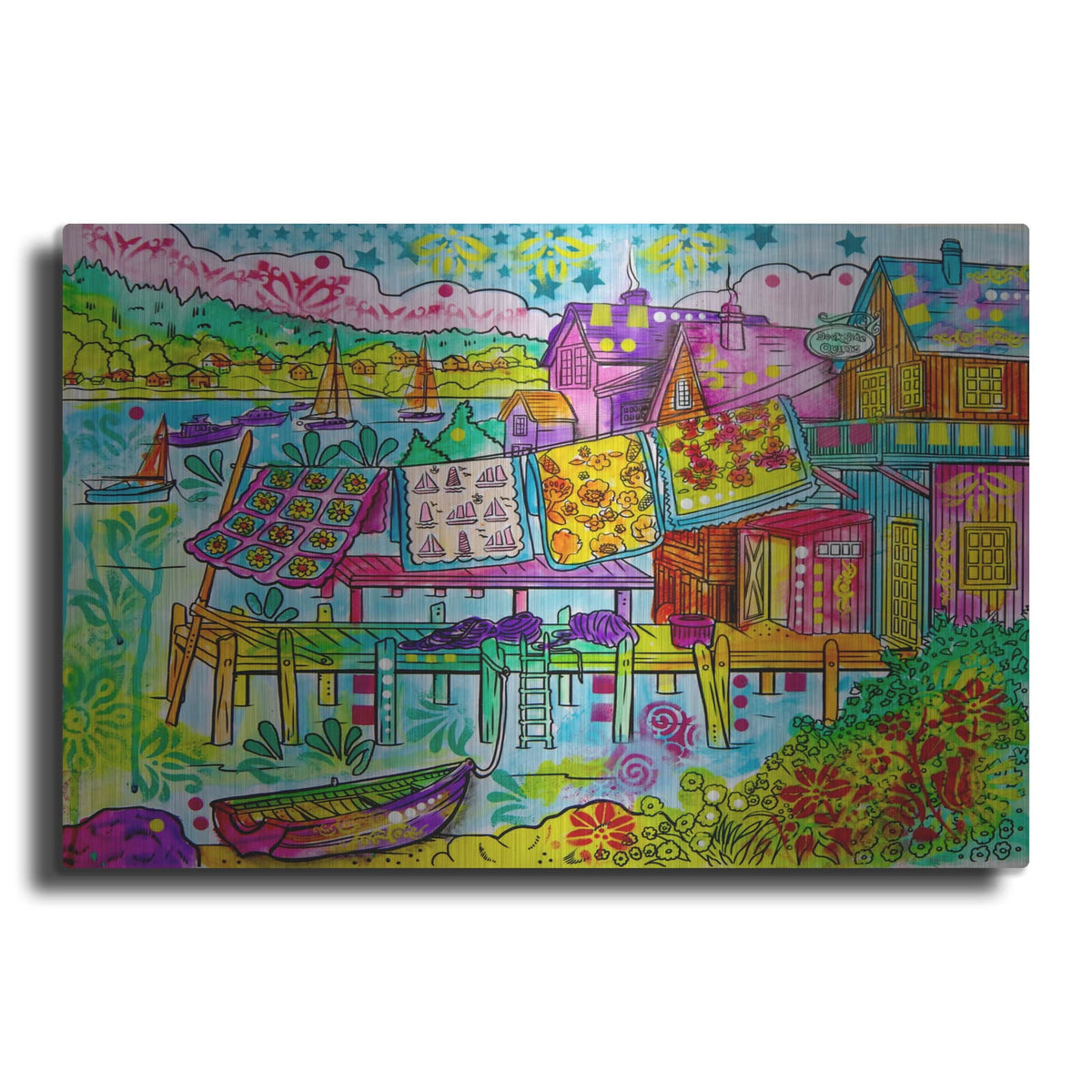 'Dean At The Docks' by Dean Russo – Metal Wall Art