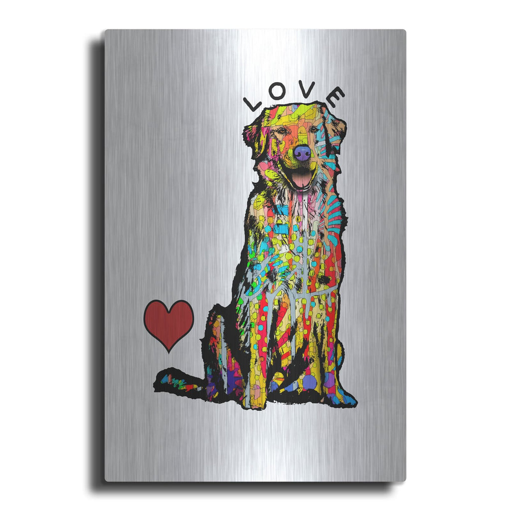 'Love Golden' by Dean Russo – Metal Wall Art