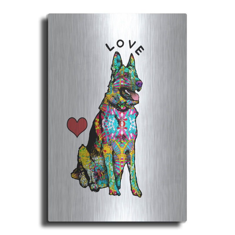 'Love Shepherd' by Dean Russo – Metal Wall Art