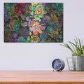 'Succulents' by Dean Russo – Metal Wall Art, 16x12 room view