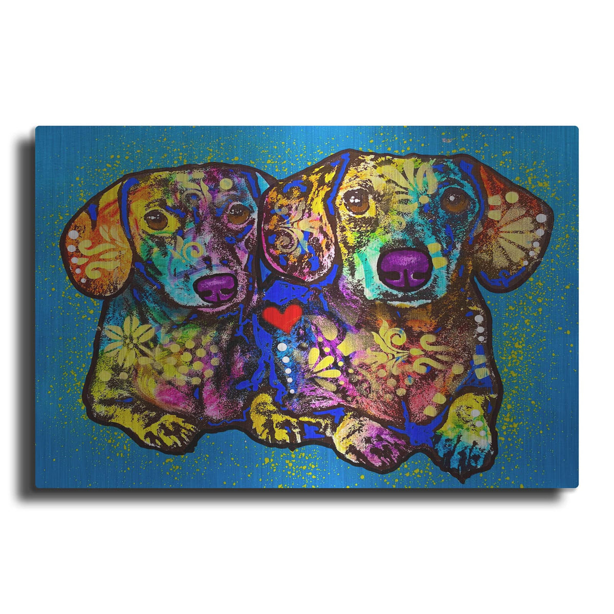 'Two Doxies' by Dean Russo – Metal Wall Art