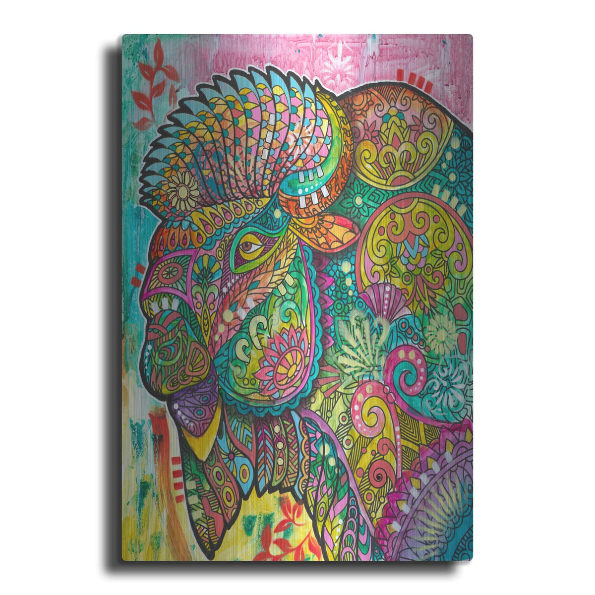 'Bison' by Dean Russo – Metal Wall Art
