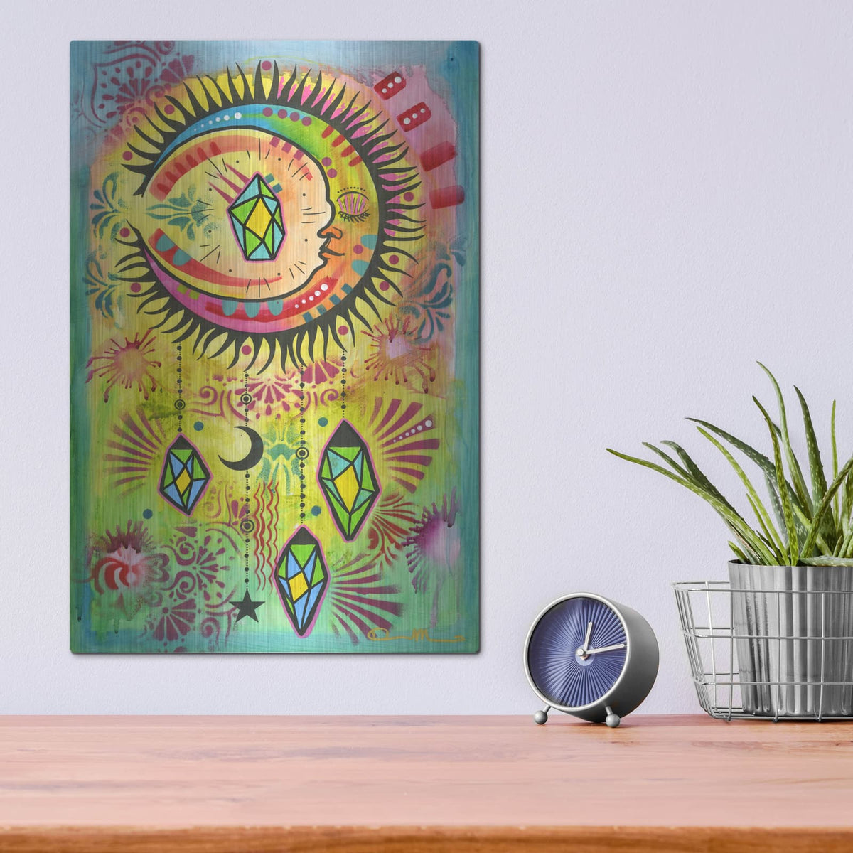 'Cosmic Balance 2' by Dean Russo – Metal Wall Art, 12x16 room view
