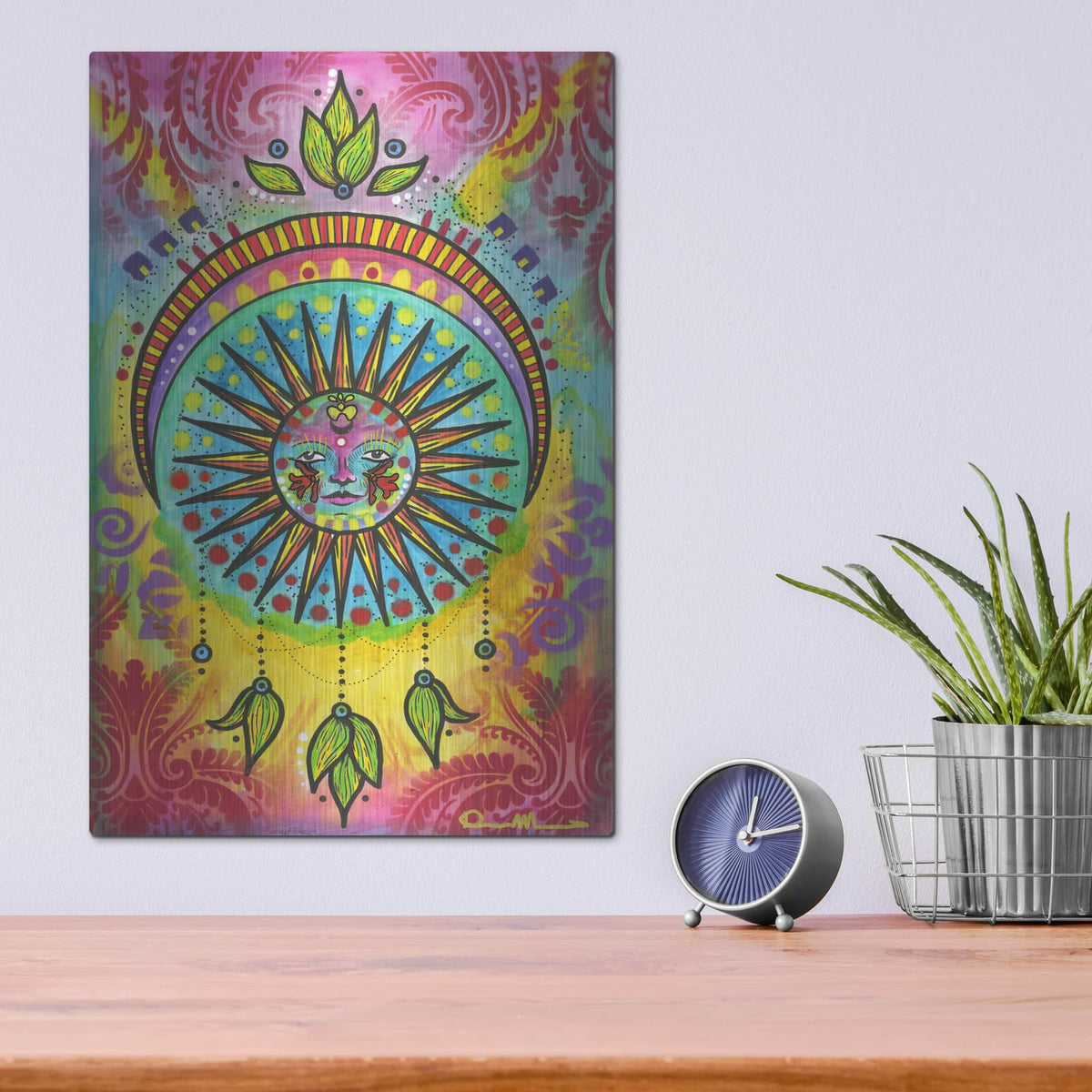 'Cosmic Balance 5' by Dean Russo – Metal Wall Art, 12x16 room view