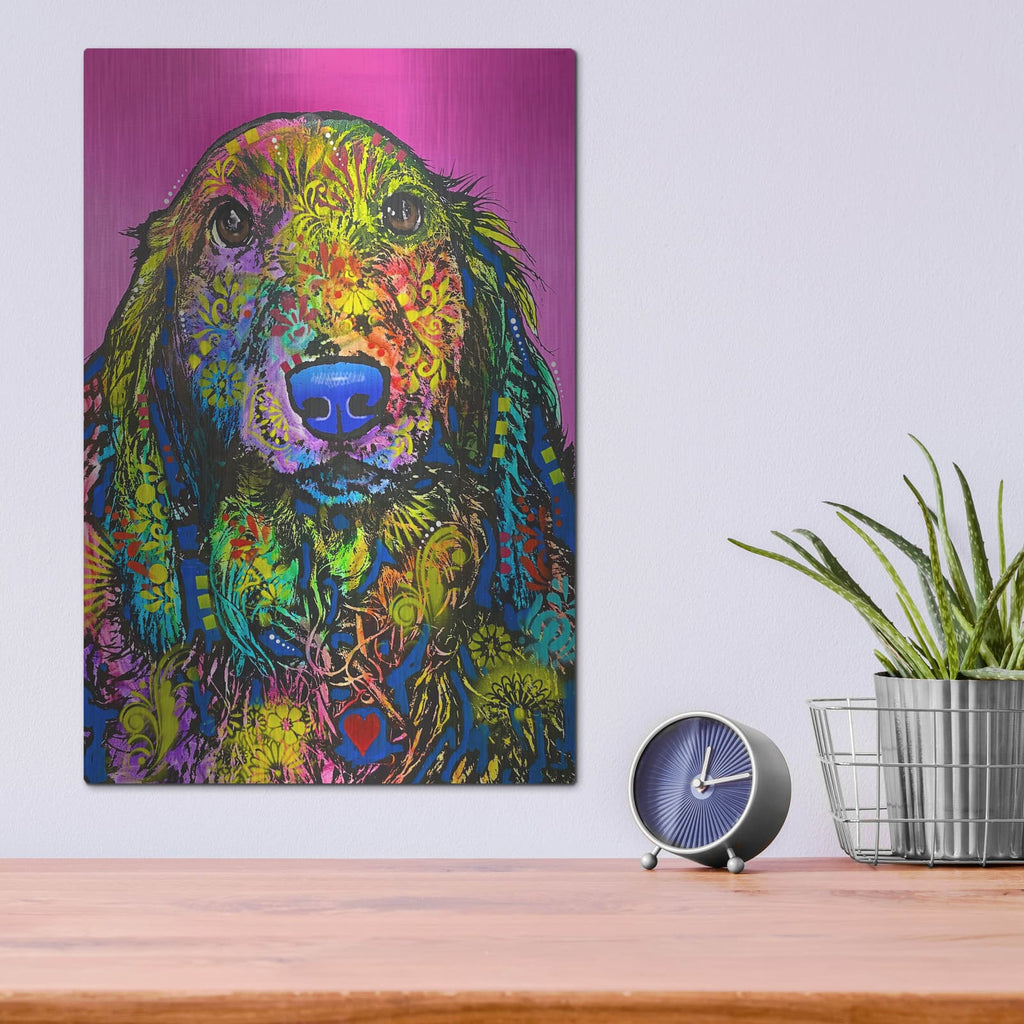 'Do You Really Mean It' by Dean Russo – Metal Wall Art, 12x16 room view