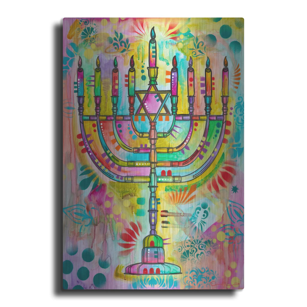 'Menorah' by Dean Russo – Metal Wall Art