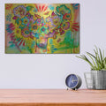 'Flower Buck' by Dean Russo – Metal Wall Art, 16x12 room view
