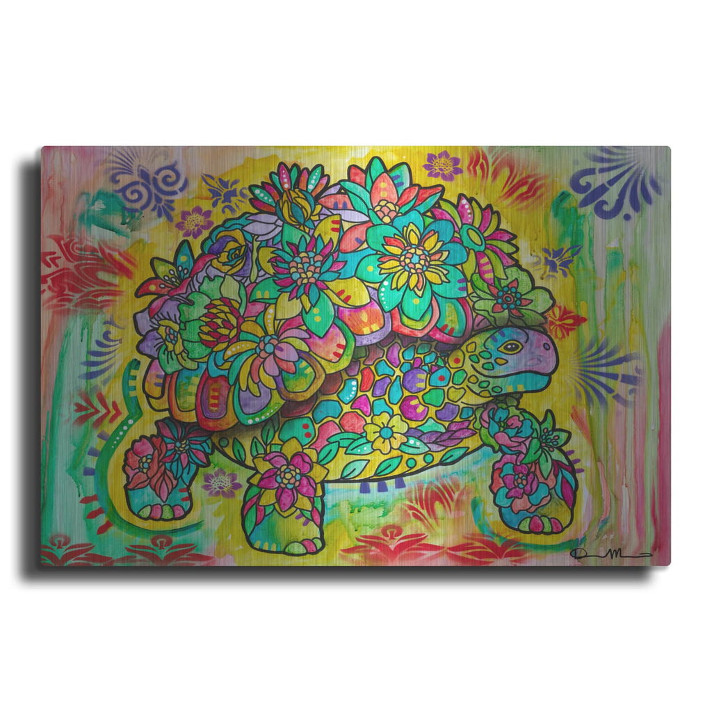 'Earth Tortoise' by Dean Russo – Metal Wall Art