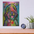 'Golden Doodle' by Dean Russo – Metal Wall Art, 12x16 room view