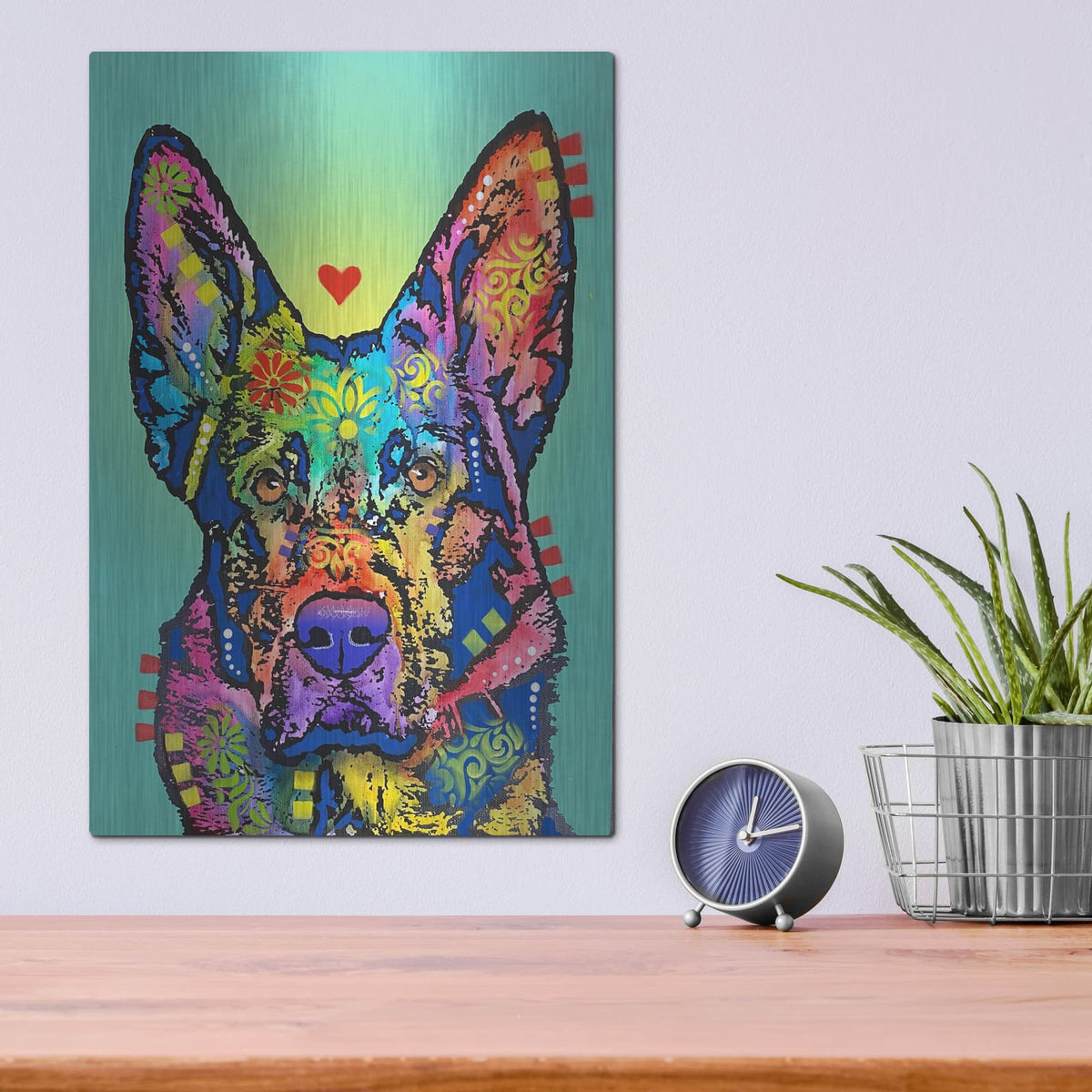 'All In' by Dean Russo – Metal Wall Art, 12x16 room view