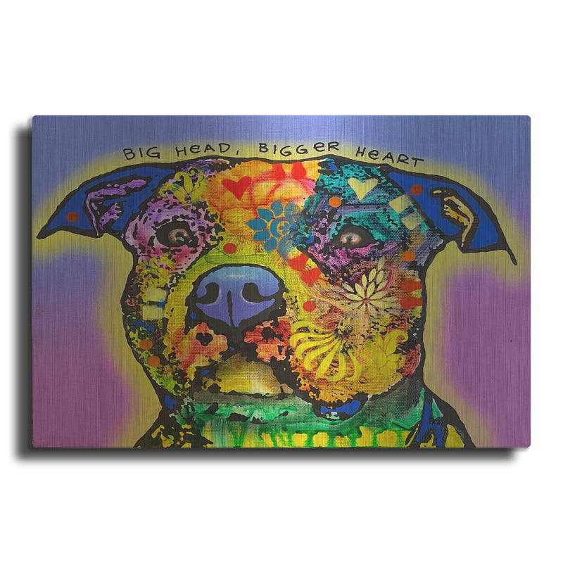 'Bigger Heart' by Dean Russo – Metal Wall Art