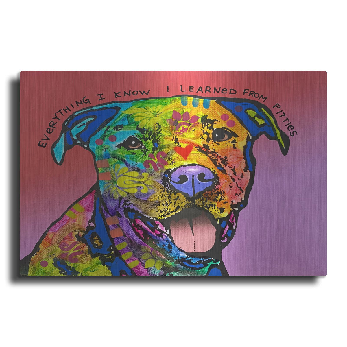 'Everything I Know' by Dean Russo – Metal Wall Art