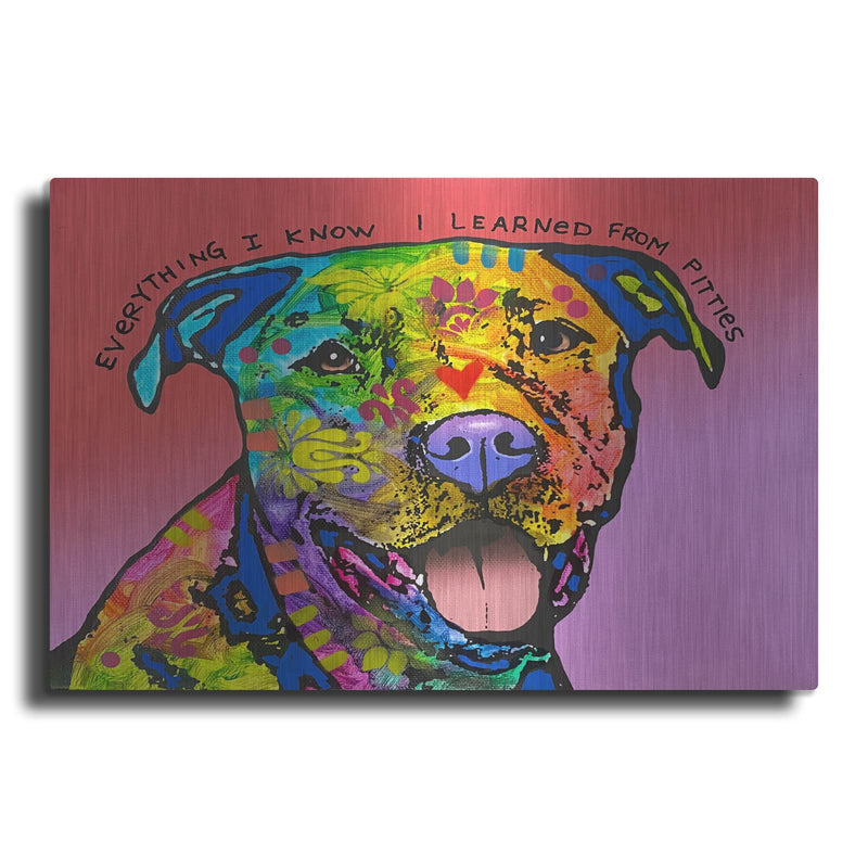 'Everything I Know' by Dean Russo – Metal Wall Art