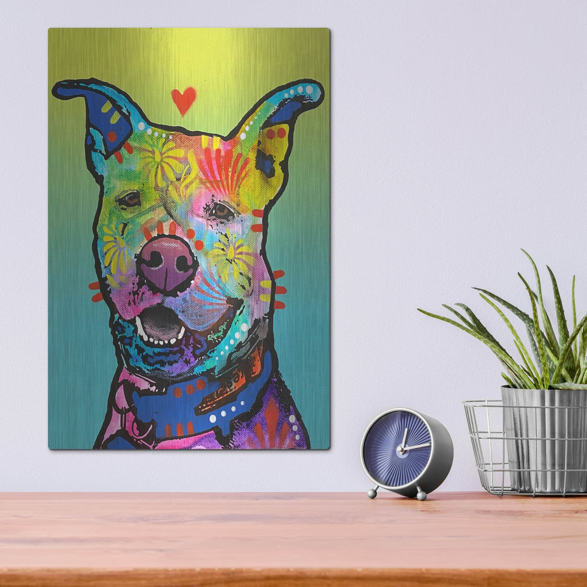 'Relax' by Dean Russo – Metal Wall Art, 12x16 room view
