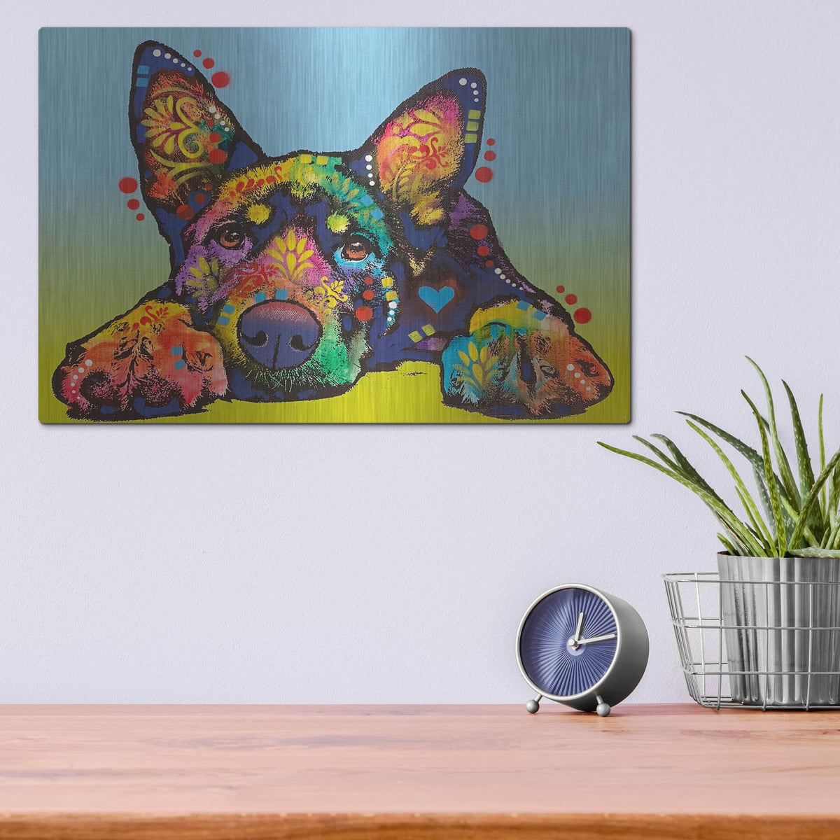 'Right There' by Dean Russo – Metal Wall Art, 16x12 room view
