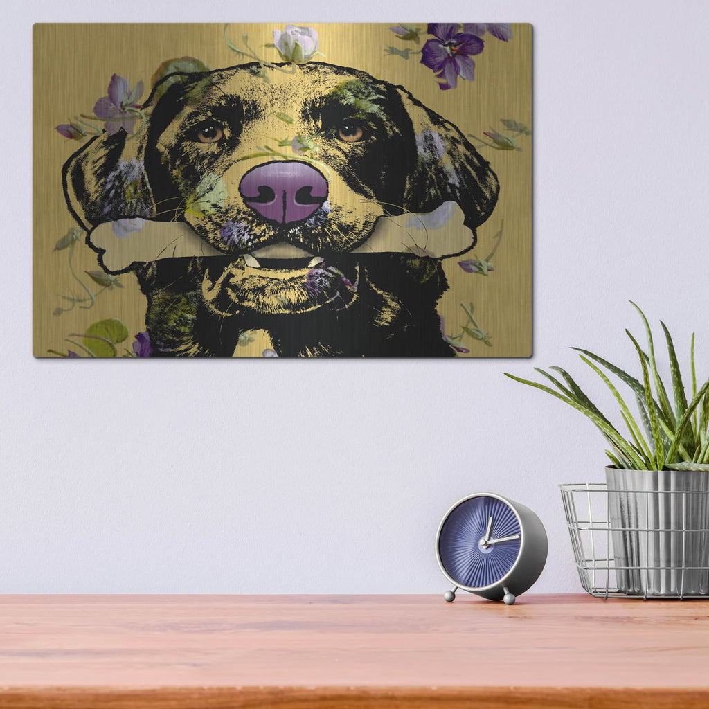 'Give' by Dean Russo – Metal Wall Art, 16x12 room view