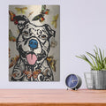 'Happy Pit (Butterflies)' by Dean Russo – Metal Wall Art, 12x16 room view