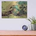 'Pitbull Love Style' by Dean Russo – Metal Wall Art, 16x12 room view