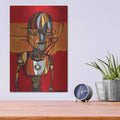 'Segmented Man Orange' by Craig Snodgrass – Metal Wall Art, 12x16 room view