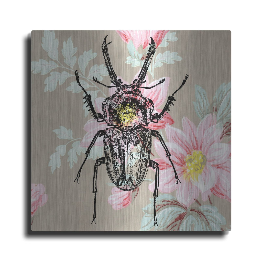 'Beetle Wallpaper Square' by Dean Russo – Metal Wall Art