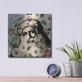 'Wallpaper Sadh Guru' by Dean Russo – Metal Wall Art, 12x12 room view