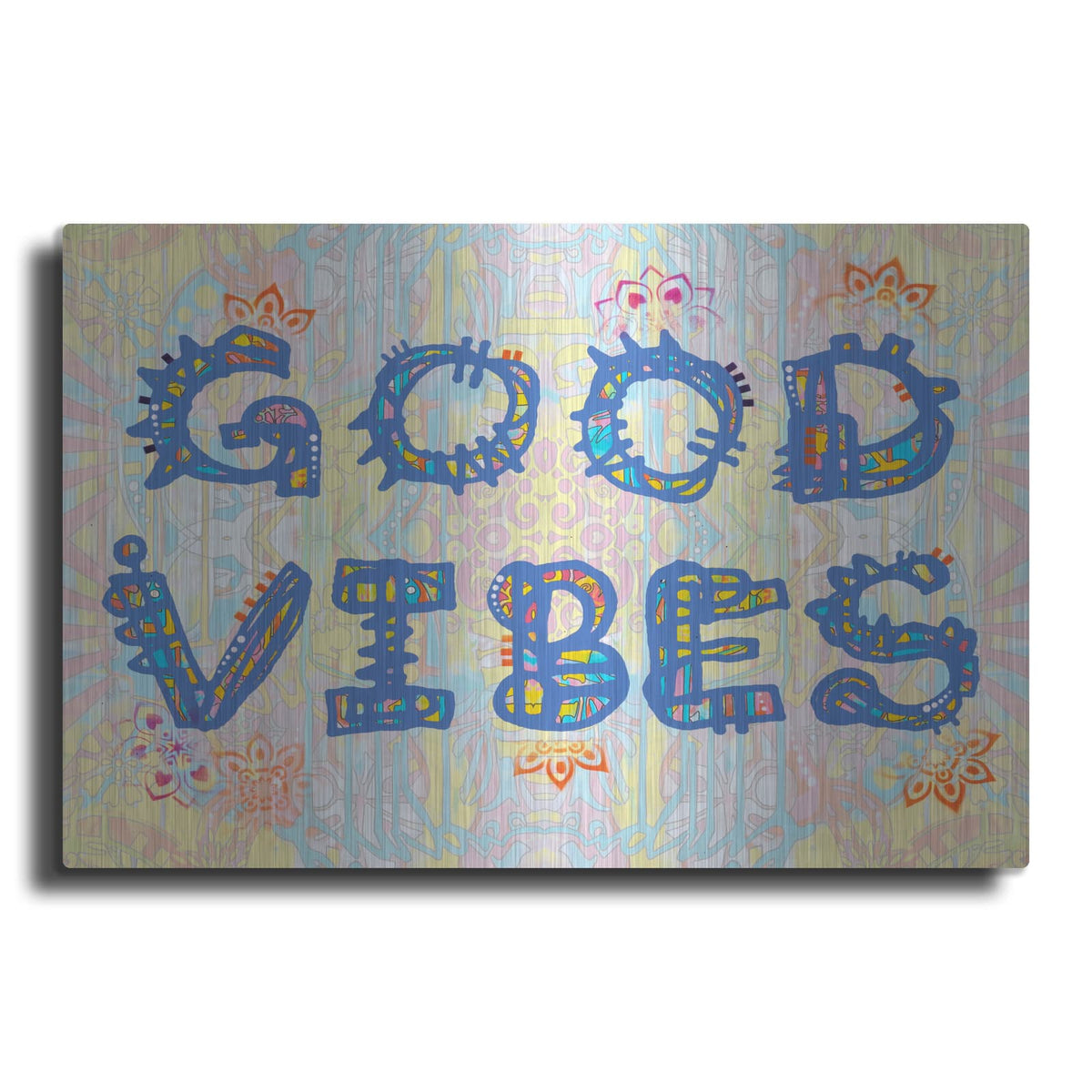 'Good Vibes' by Dean Russo – Metal Wall Art