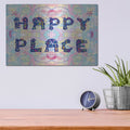 'Happy Place' by Dean Russo – Metal Wall Art, 16x12 room view