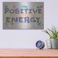 'Positive Energy' by Dean Russo – Metal Wall Art, 16x12 room view