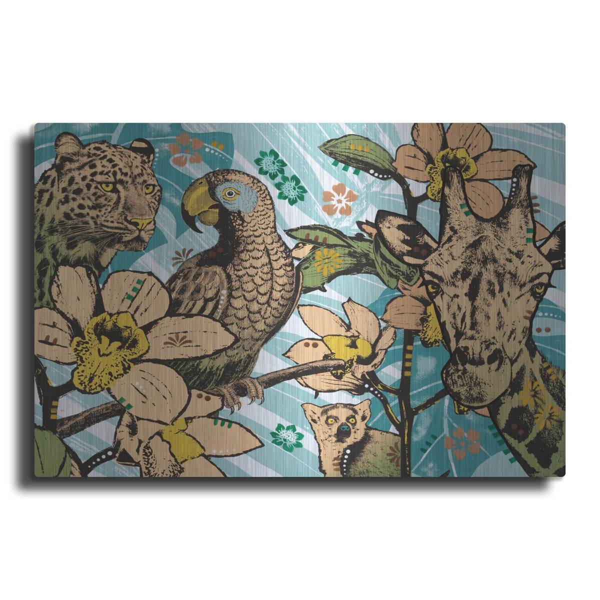 'Tropic Friends 5' by Dean Russo – Metal Wall Art
