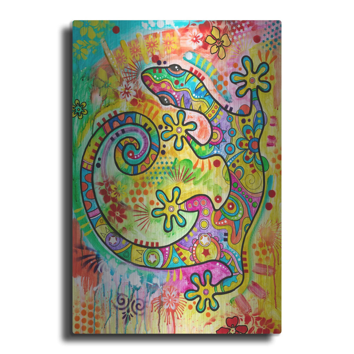 'Squinks Sunbathing' by Dean Russo – Metal Wall Art
