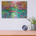 'Quackers' by Dean Russo – Metal Wall Art, 16x12 room view
