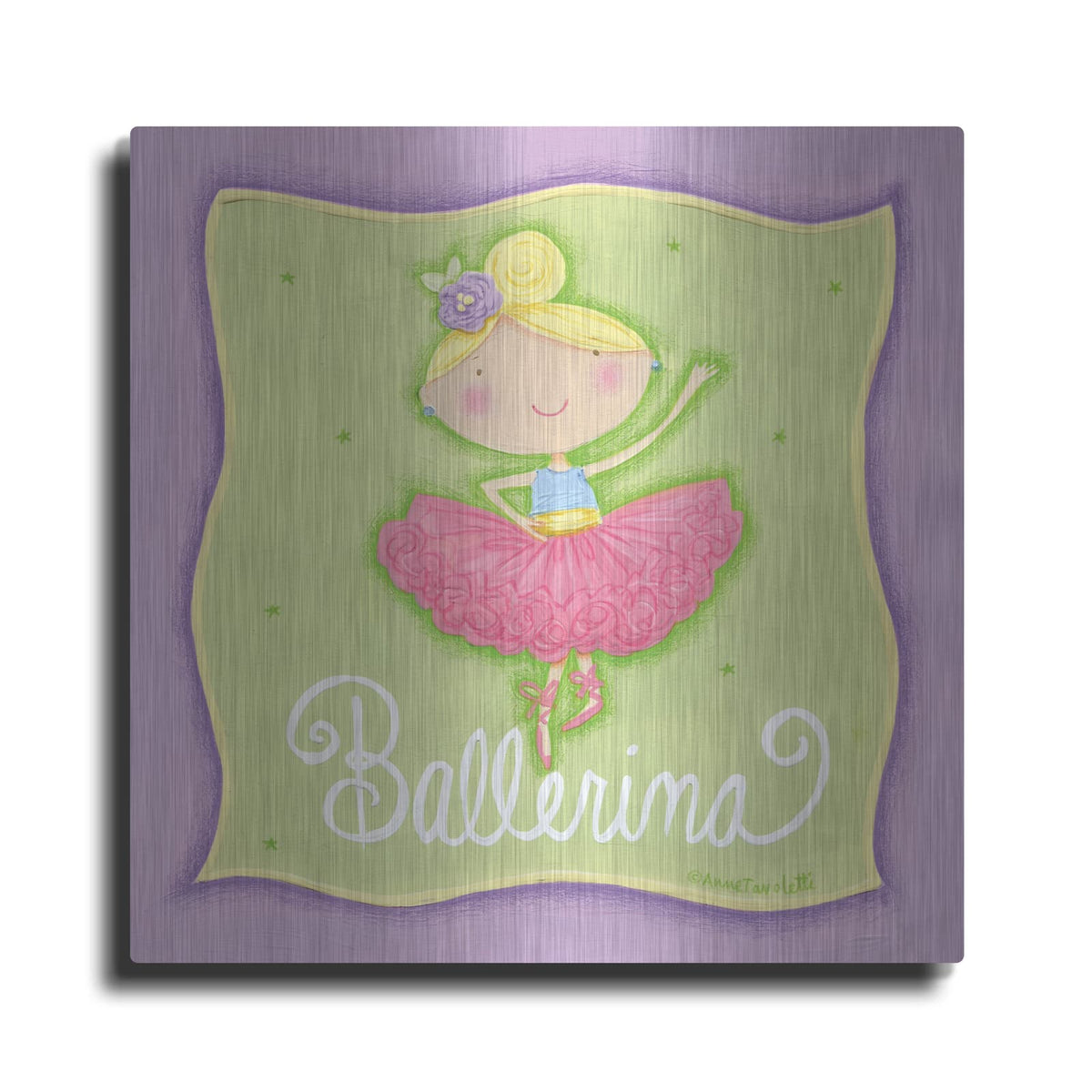 'Ballerina' by Anne Tavoletti – Metal Wall Art