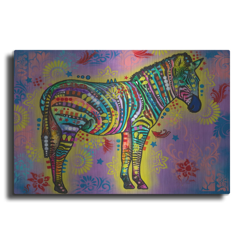 'Zebra Of The Ages' by Dean Russo – Metal Wall Art