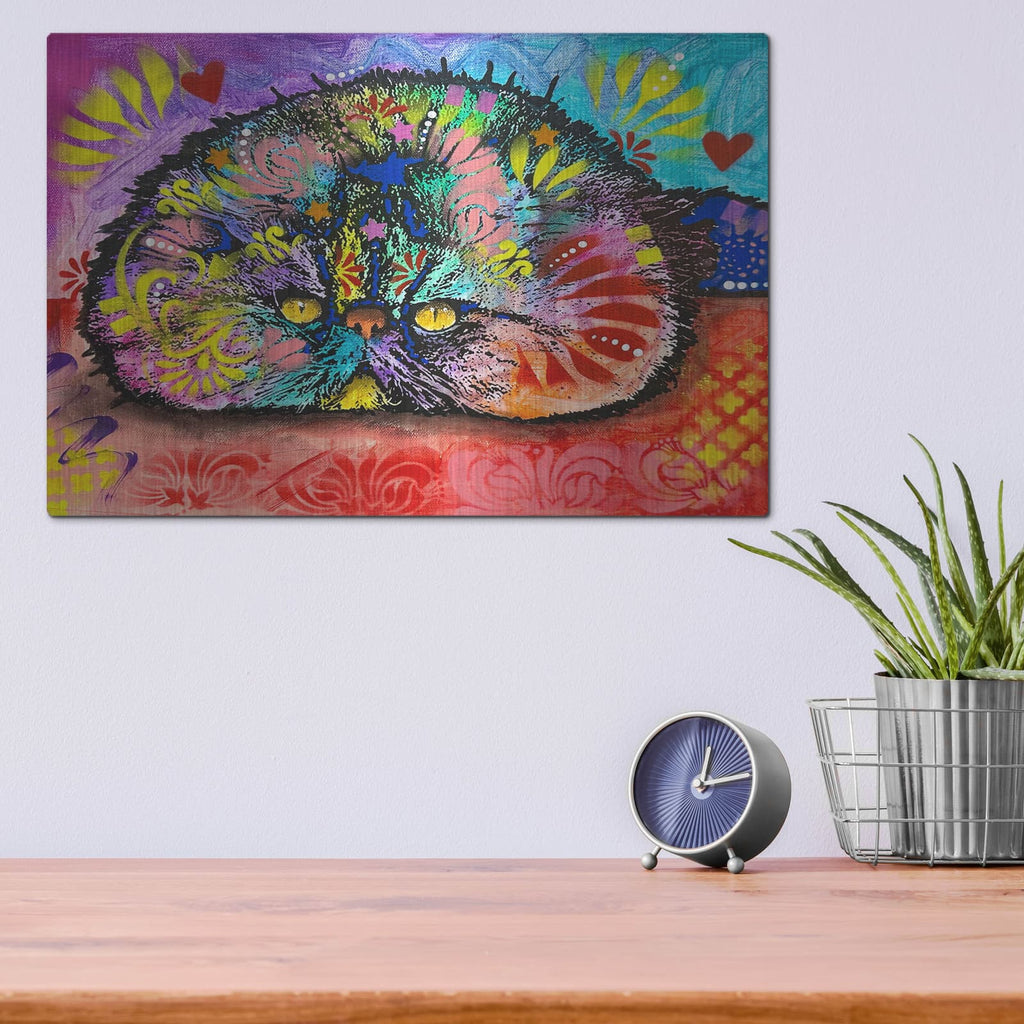 'Am Potat Floof' by Dean Russo – Metal Wall Art, 16x12 room view