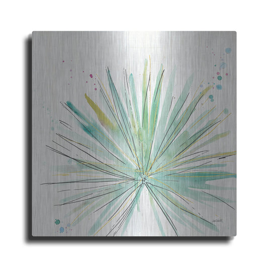 Luxe Metal Art 'Palm Passion V' by Anne Tavoletti, Metal Wall Art