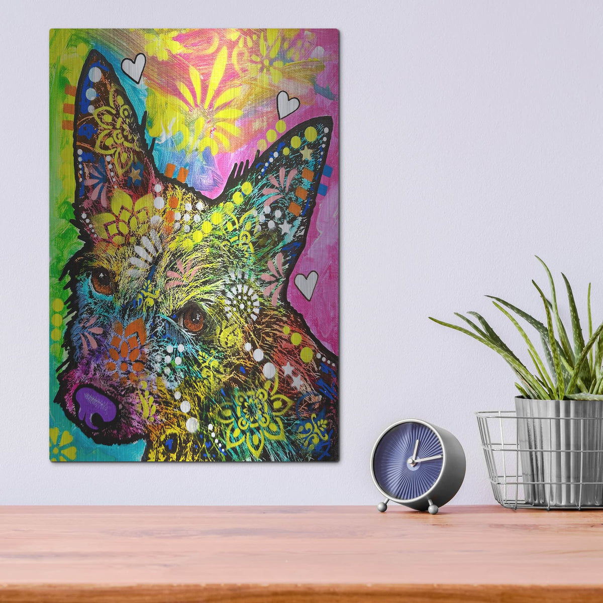 'Promise You Wont Be Mad' by Dean Russo – Metal Wall Art, 12x16 room view