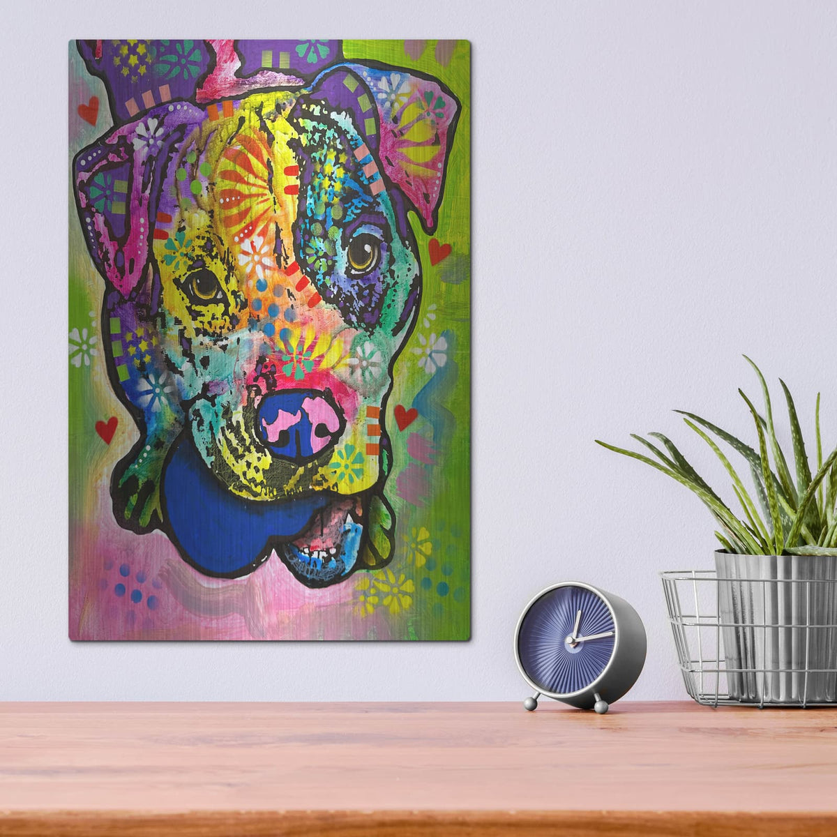 'I'll Share My Toys With You' by Dean Russo – Metal Wall Art, 12x16 room view