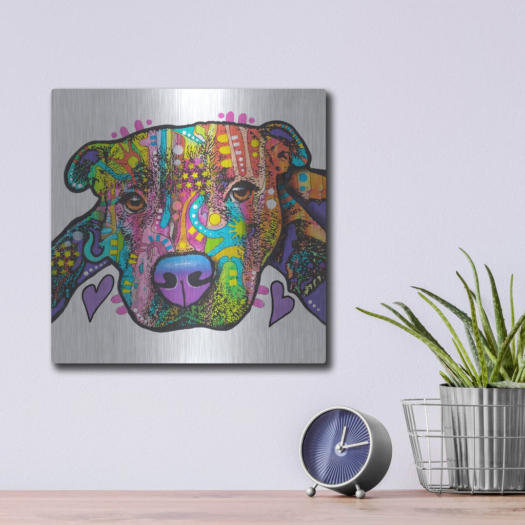 'You Smell Like My Favorite Person' by Dean Russo – Metal Wall Art, 12x12 room view