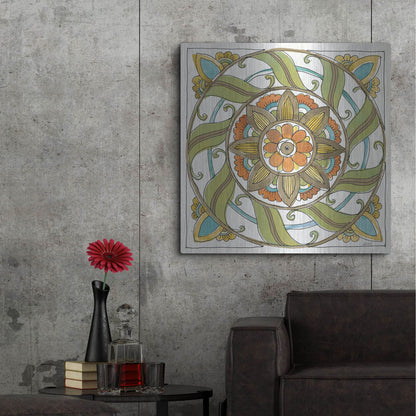 Luxe Metal Art 'Tuscan Elegance X' by Anne Tavoletti, Metal Wall Art,36x36