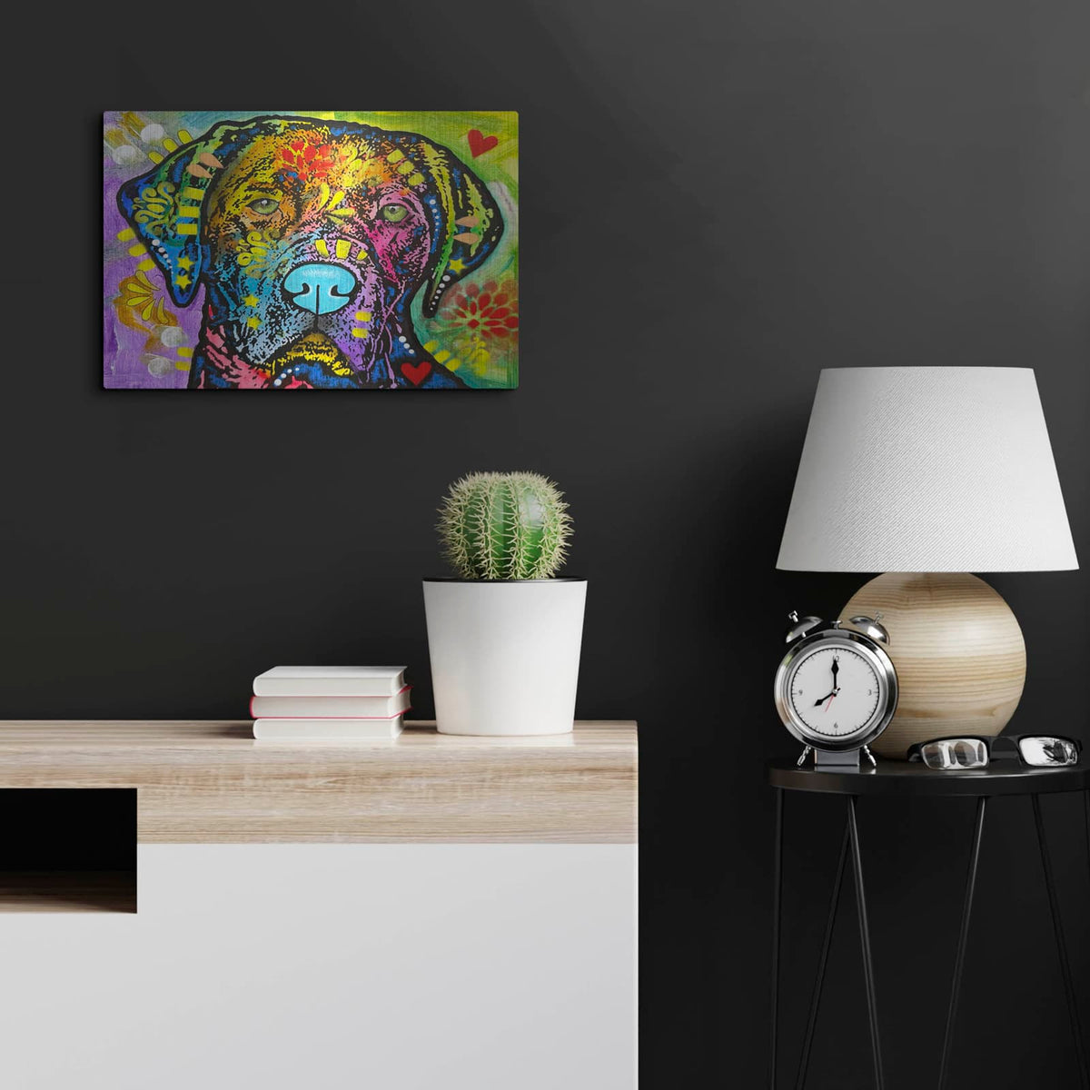 'What The Deuce' by Dean Russo – Metal Wall Art, 24x16 room view