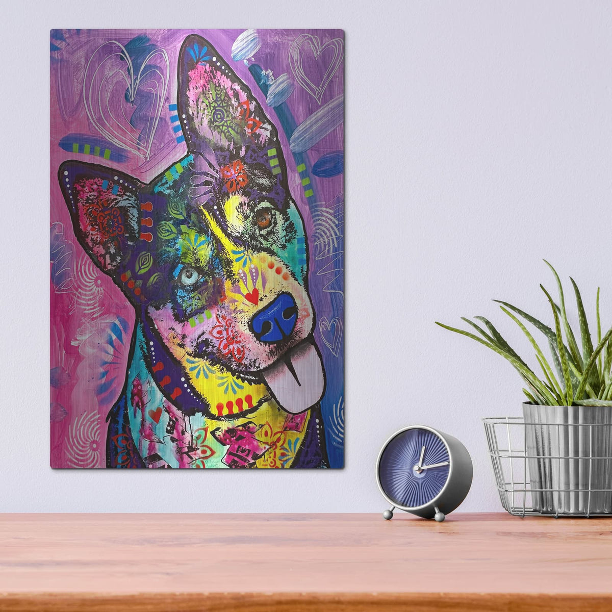 'Heterochromia Fren' by Dean Russo – Metal Wall Art, 12x16 room view