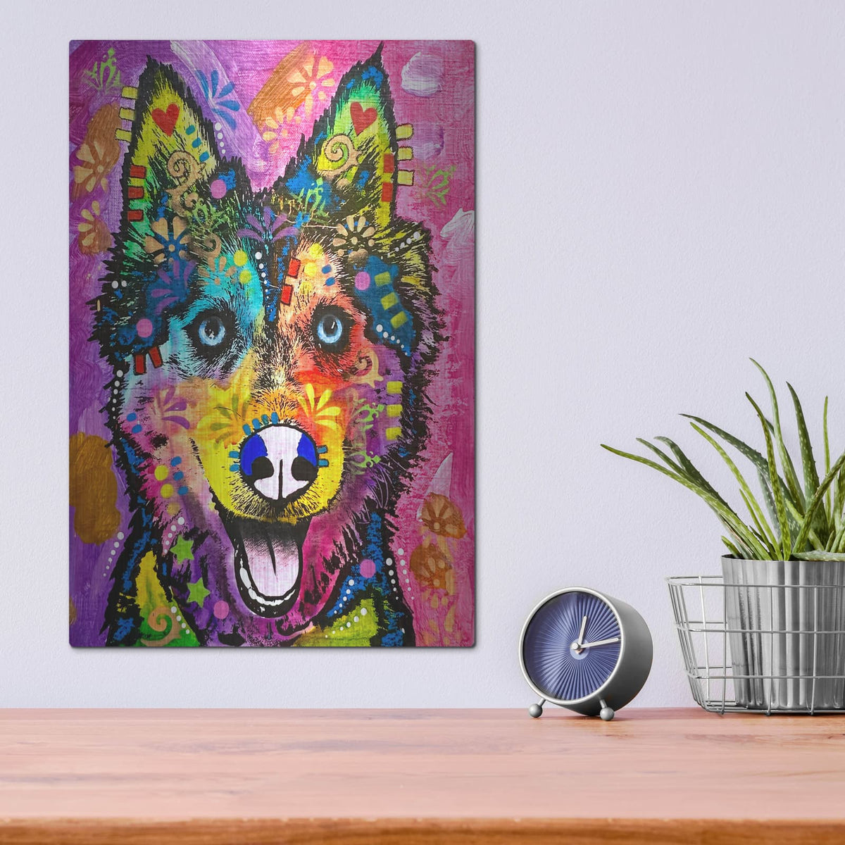 'Duotone Snout' by Dean Russo – Metal Wall Art, 12x16 room view