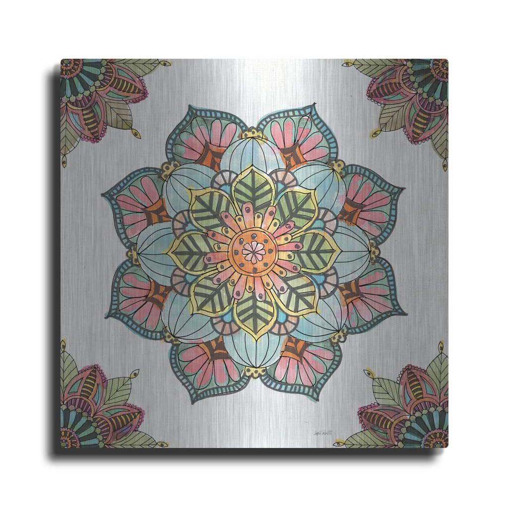 'Mandala Morning V' by Anne Tavoletti – Metal Wall Art